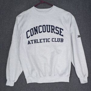 Reebok Hardcore Training sweatshirt Adult L heather gray concourse Athletic club